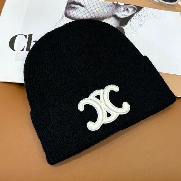Celine ribbed high-elasticity knit cap - Picture 1 of 5